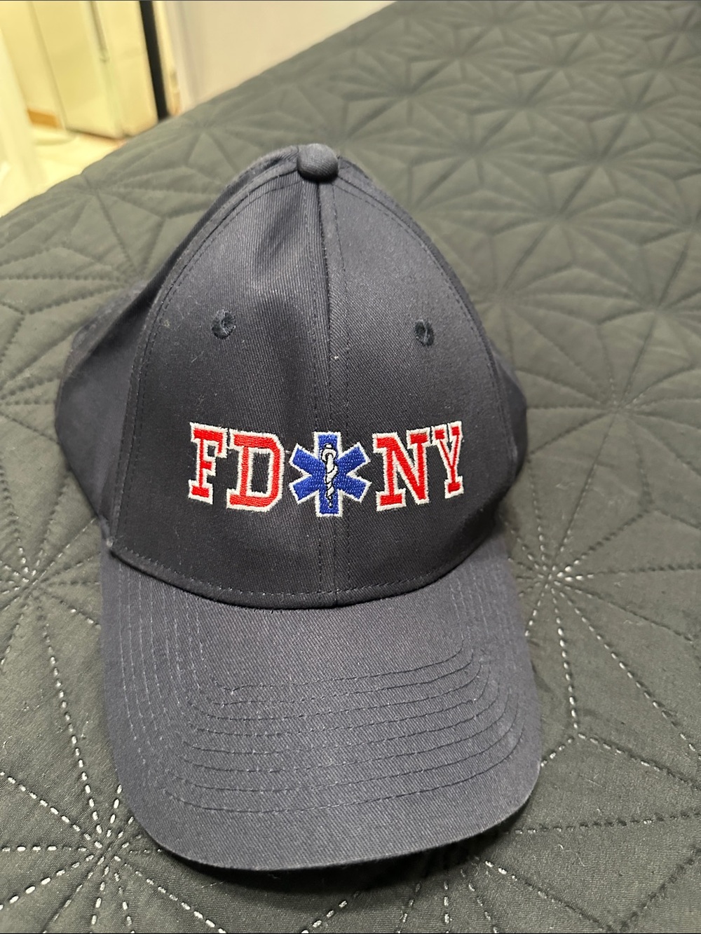 FDNY Embroidered Navy Cap